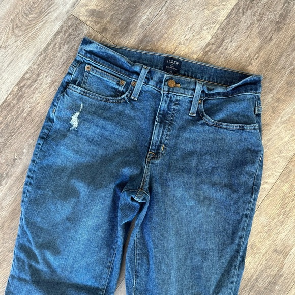 J. Crew Factory High-Rise Slim boyfriend jean in all-day stretch - Straight Leg - Picture 8 of 9